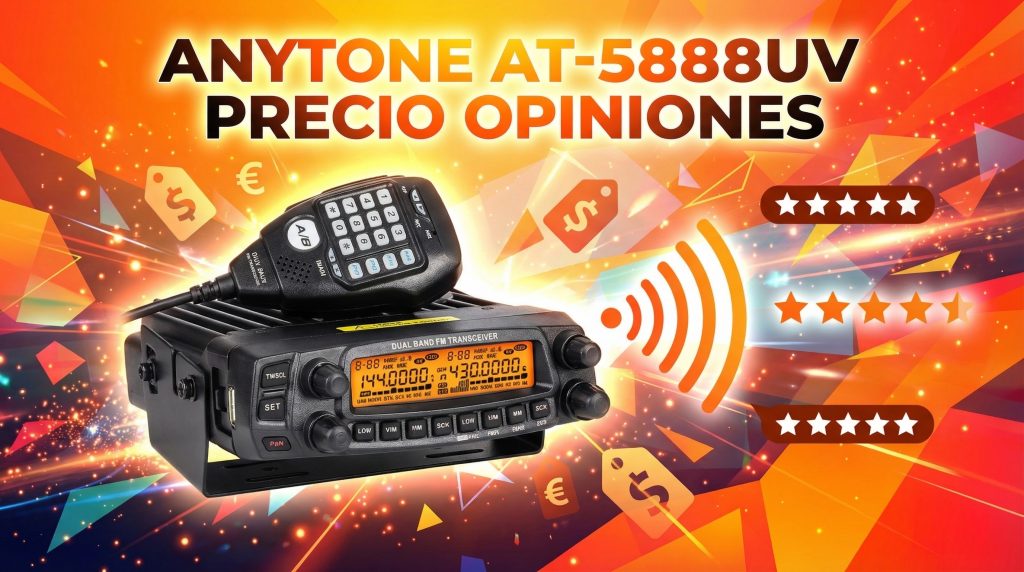 AnyTone AT-5888UV precio, opiniones y si vale la pena comprarlo en 2026