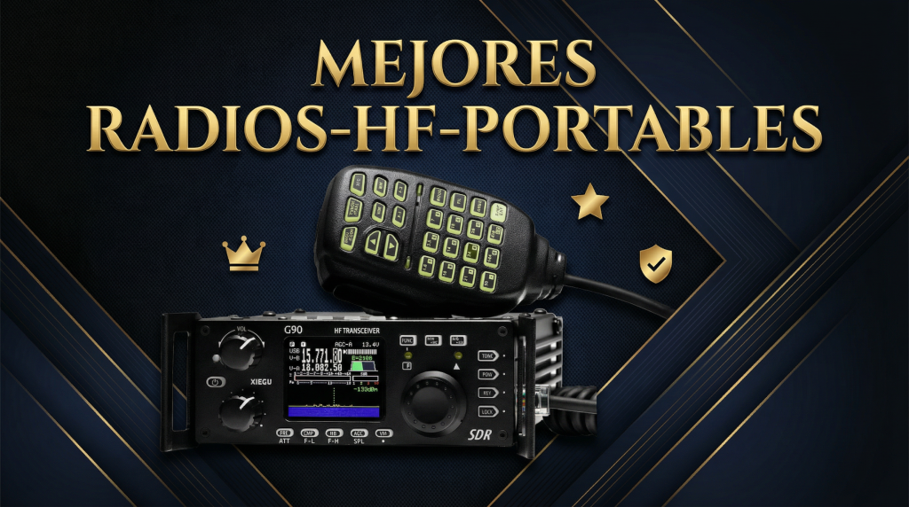 Mejores radios HF compactos para portable en 2025