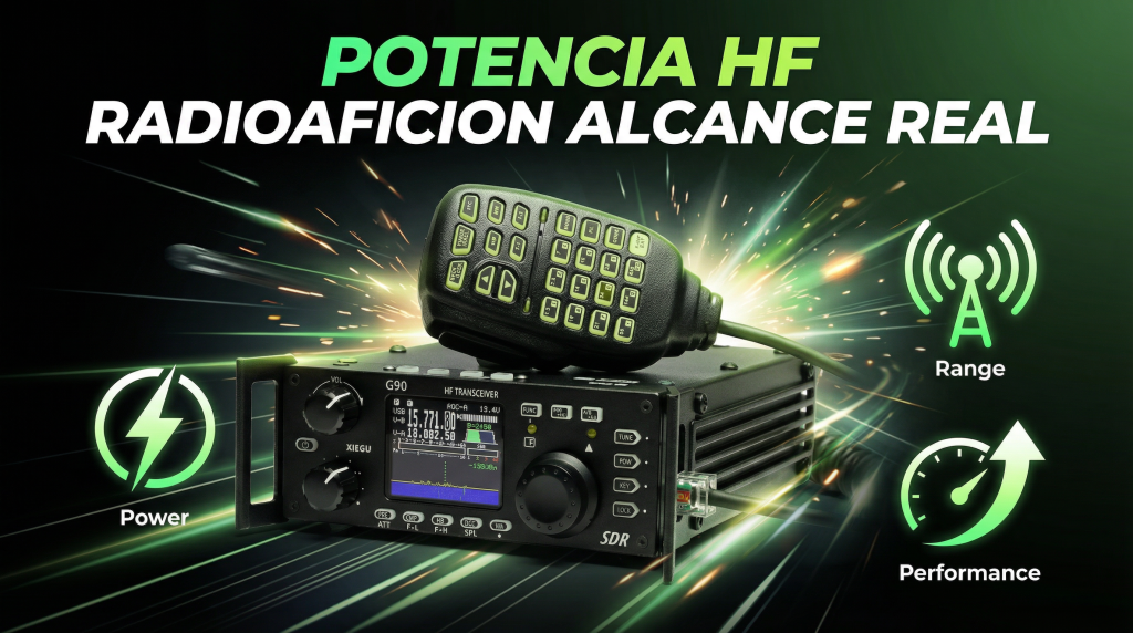Qué potencia necesitas realmente para comunicar en HF