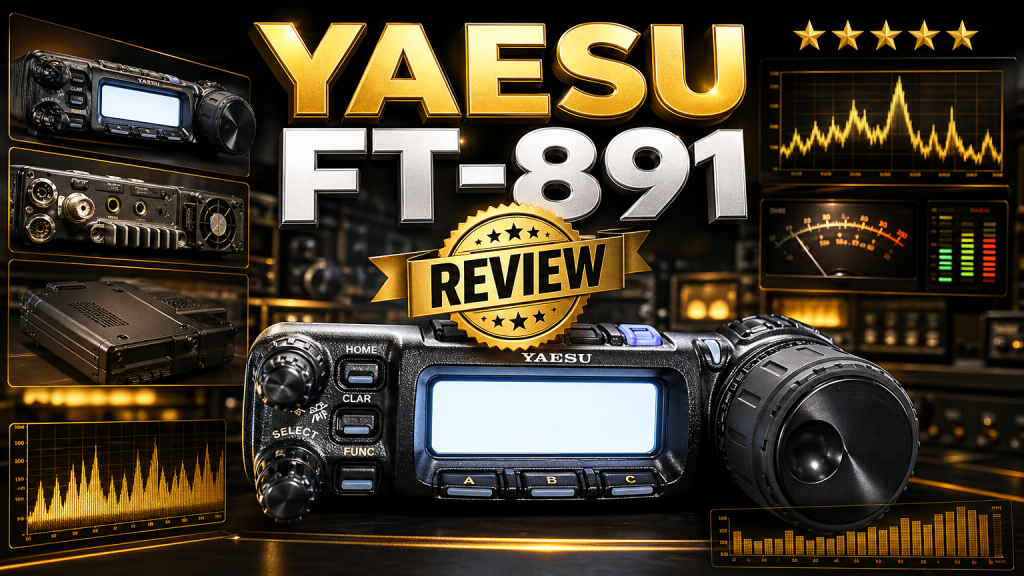 Yaesu FT-891 Review completa: el radio HF compacto que realmente rinde