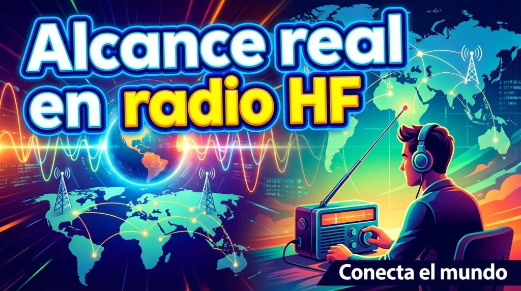 Alcance real en radio HF: qué distancia puedes lograr y de qué depende