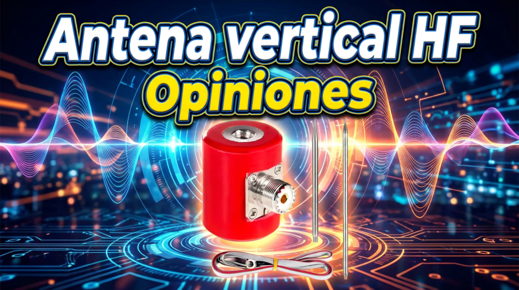 Antena vertical telescópica HF 20 a 10m: precio, opiniones y si vale la pena comprarla