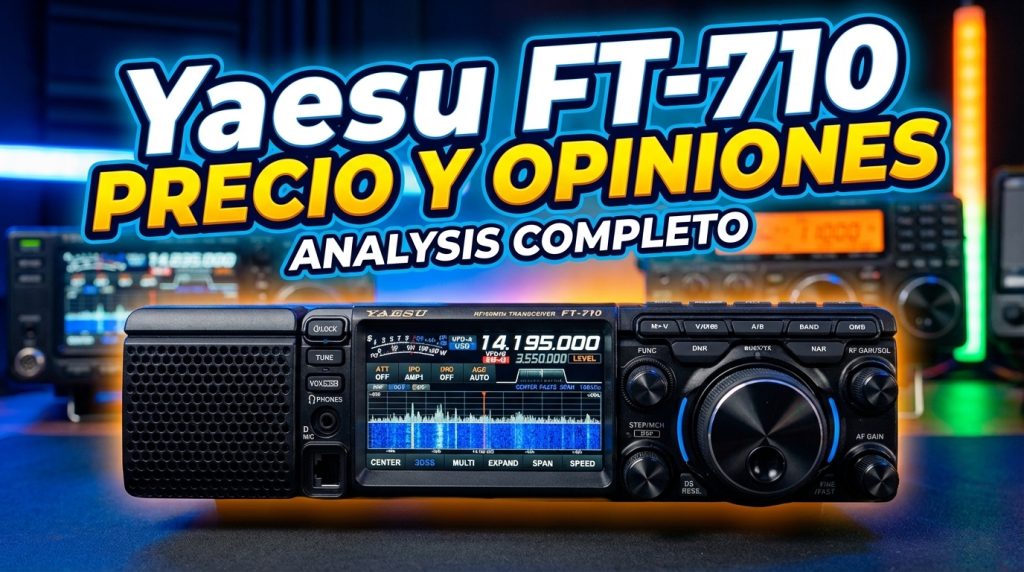 Yaesu FT-710 precio y opiniones: ¿dónde comprarlo y realmente vale la pena?