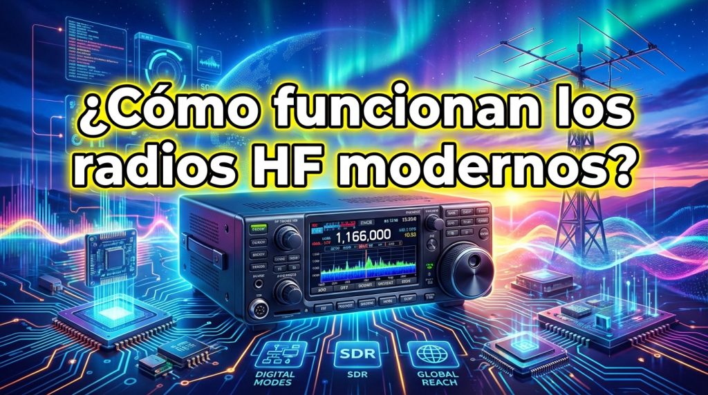 ¿Cómo funcionan los radios HF modernos? Guía técnica completa para radioaficionados