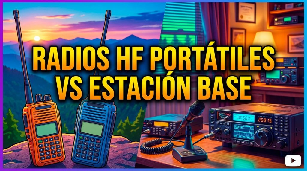Radios HF portátiles vs estación base: cuál elegir y por qué cambia todo en tu rendimiento